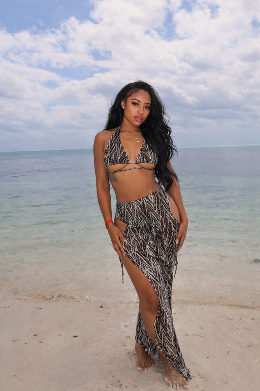 Wild Luxe Swim Skirt Set